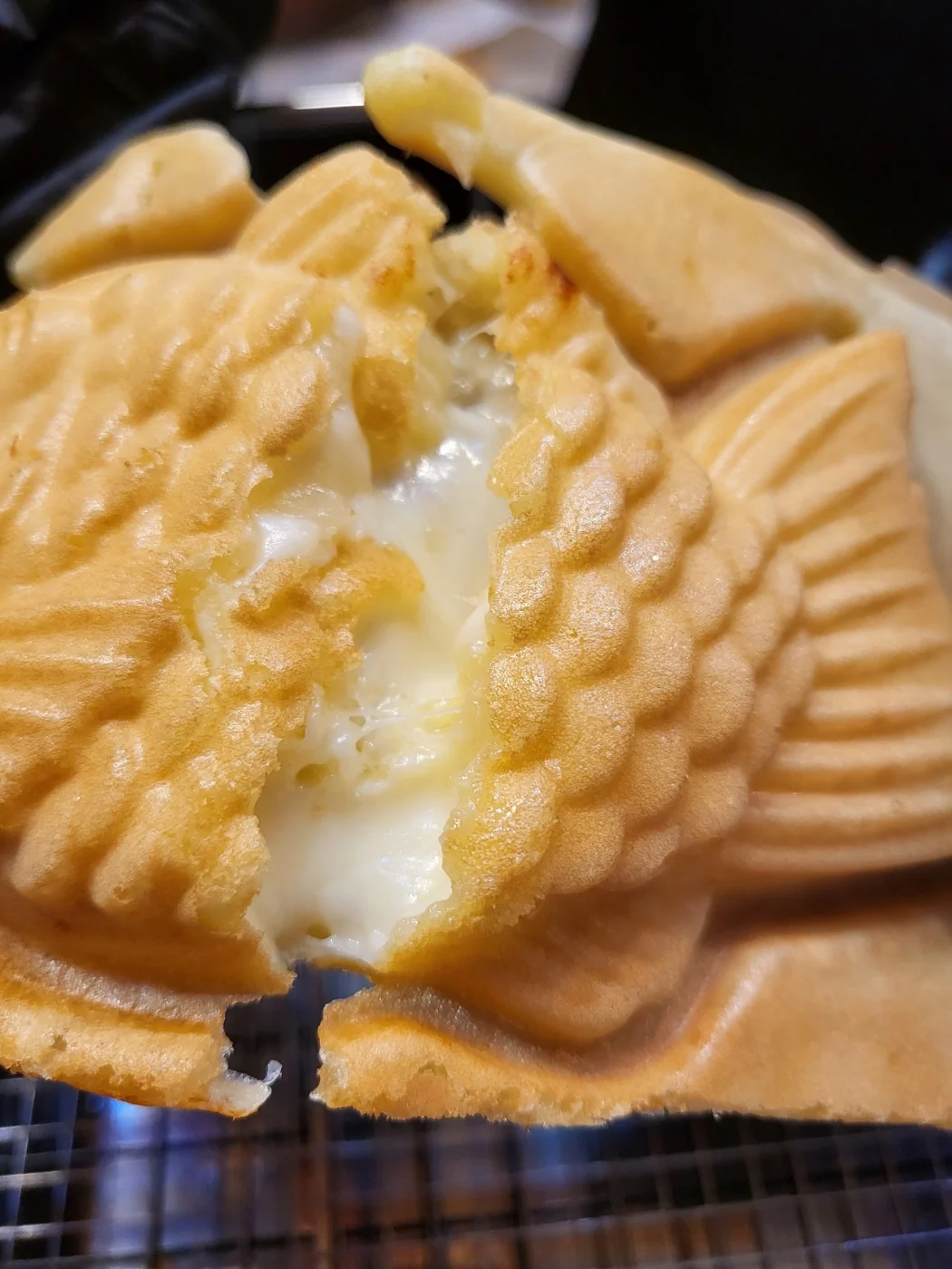 속을 채운 붕어빵 단면